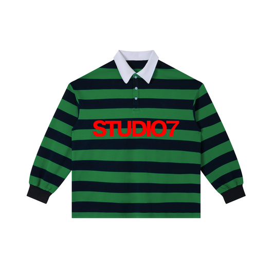 Unisex Color Block Polo