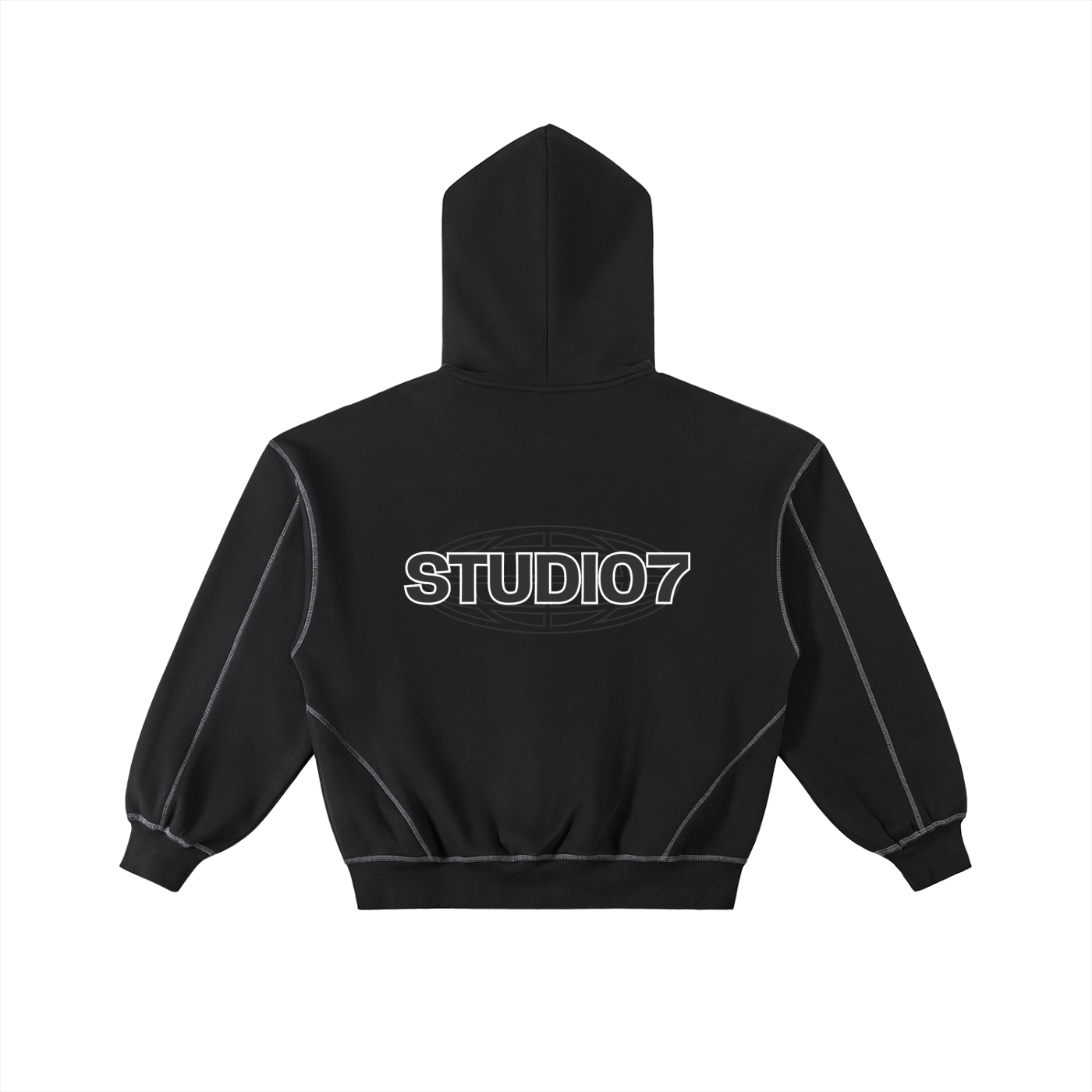 Unisex Boxy Fleece Zip Hoodie