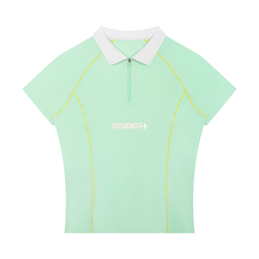 slim fit quarter zippie
