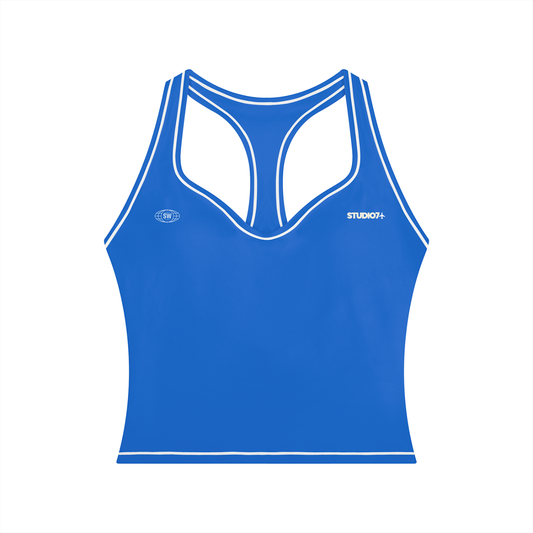 topstitching yoga tank top