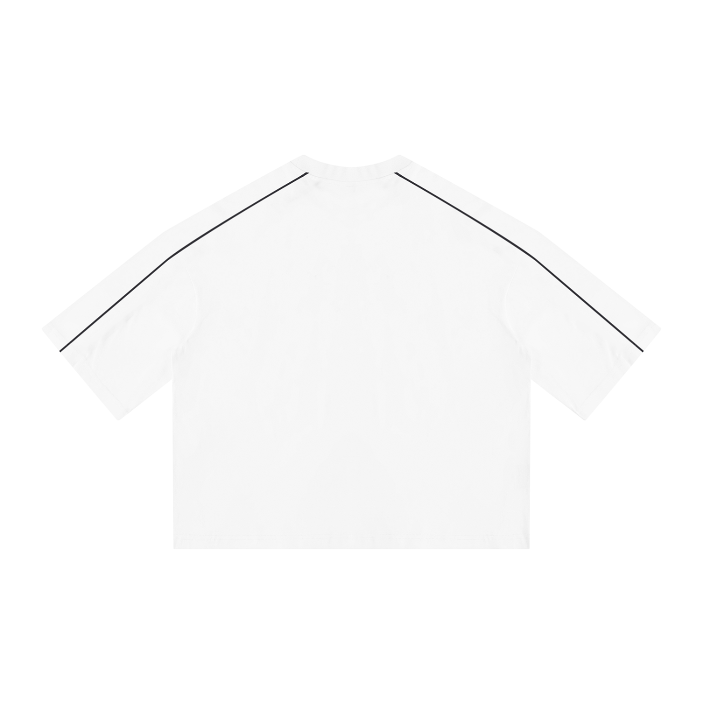 Unisex Boxy Piping Tee