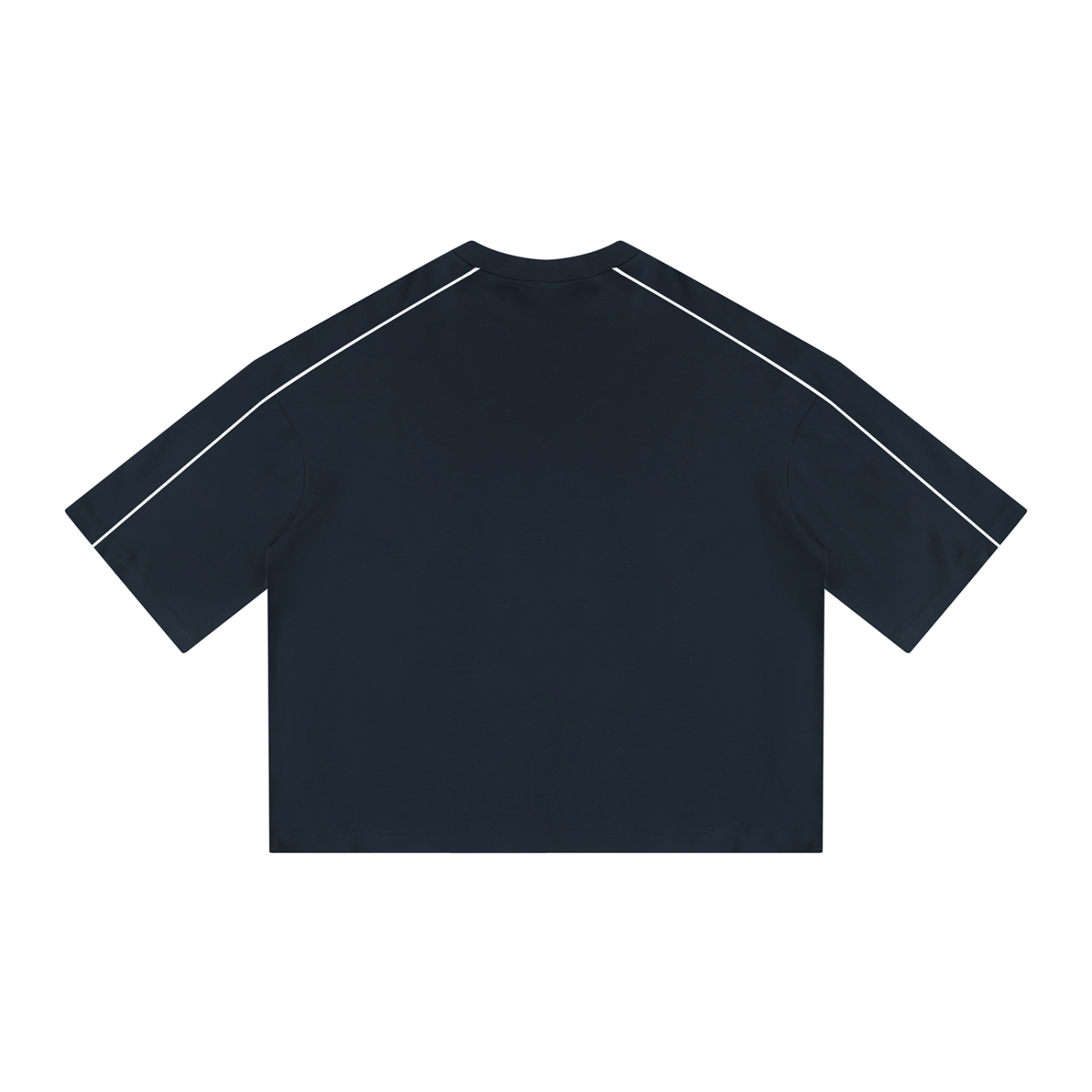 Unisex Boxy Piping Tee