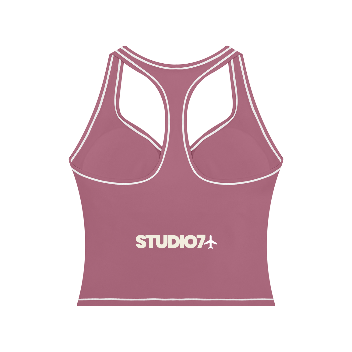 topstitching yoga tank top