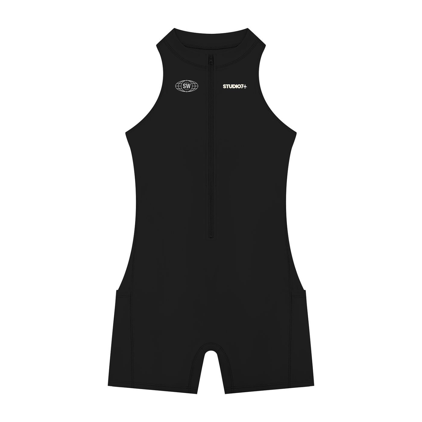 black studio romper
