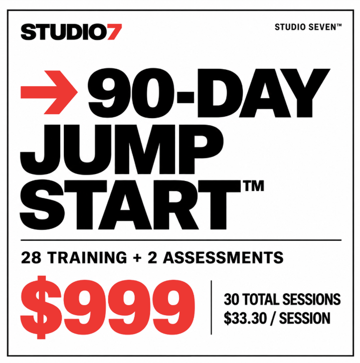 90-DAY JUMP START™ → 30 SESSIONS
