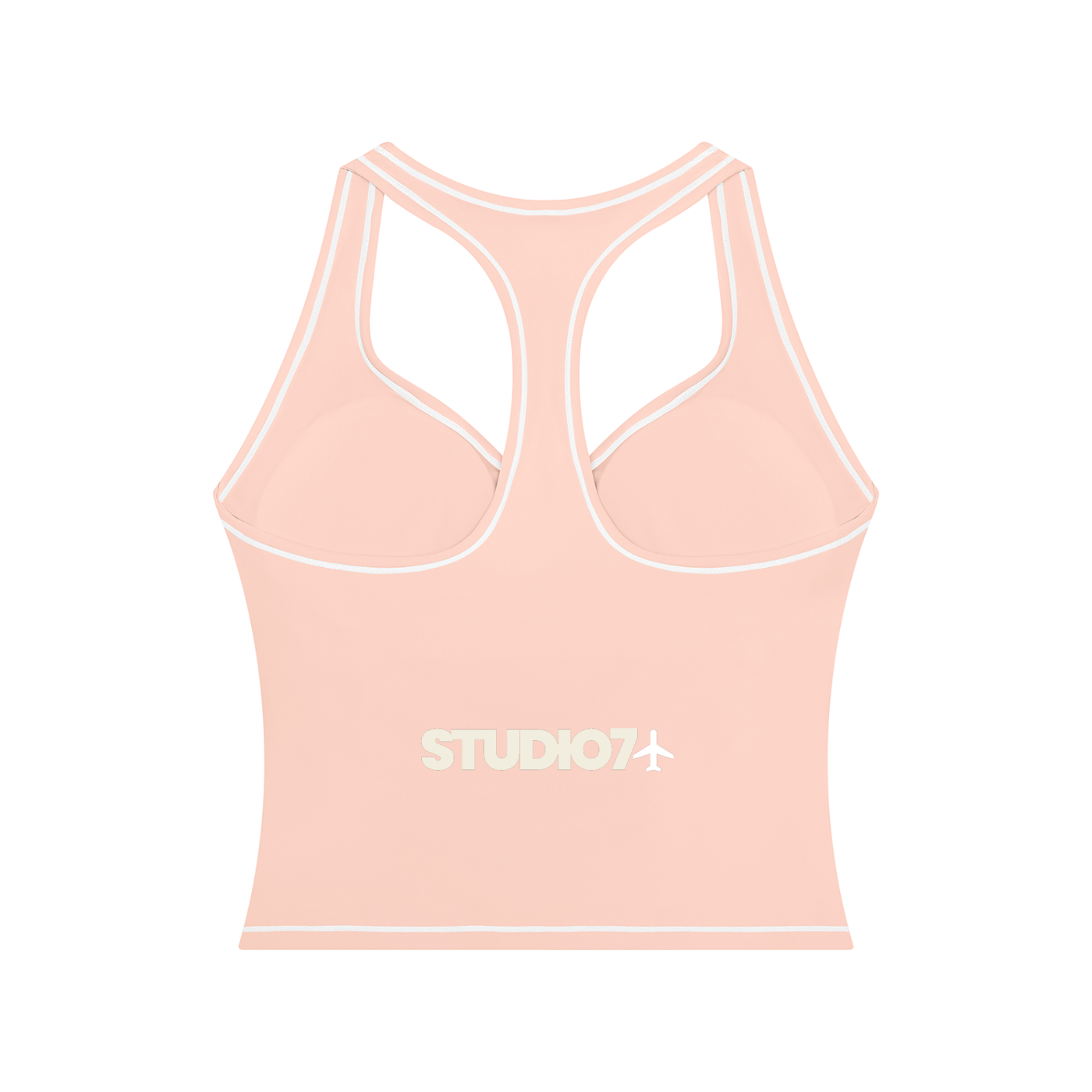topstitching yoga tank top