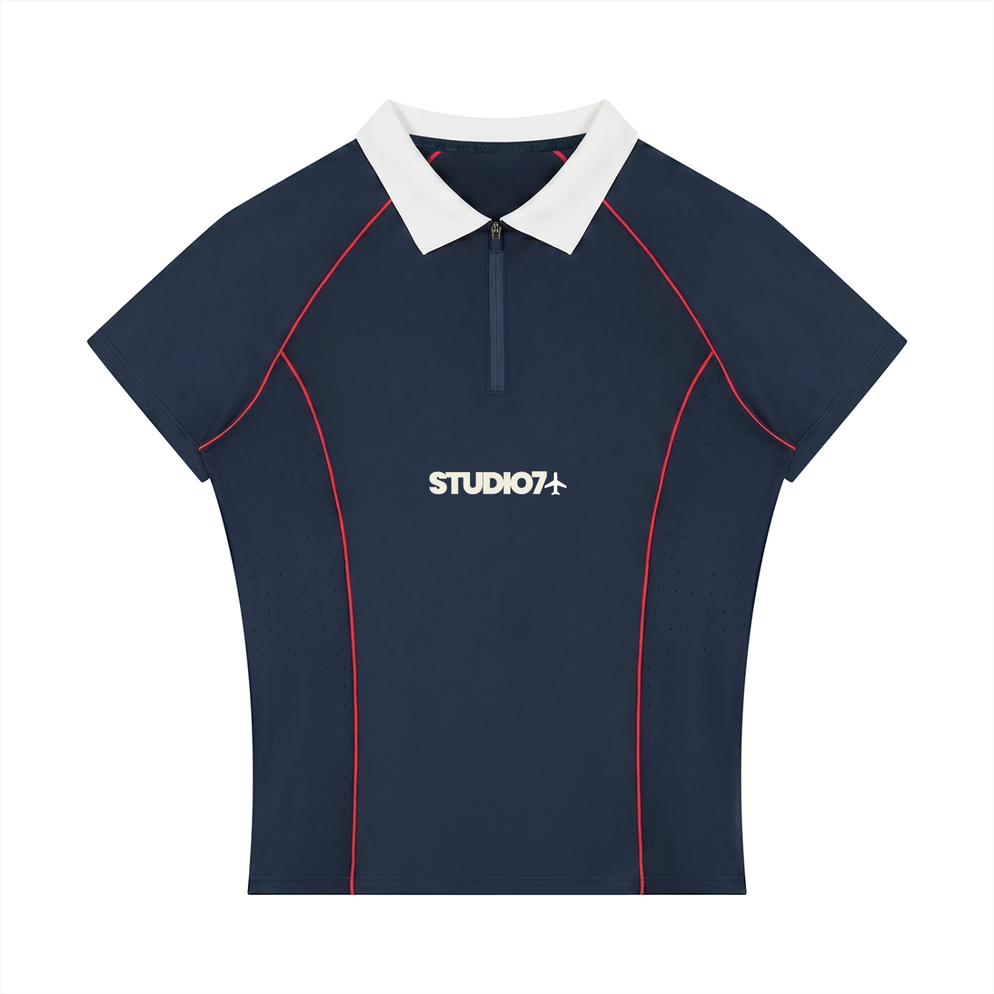 slim fit quarter zippie